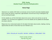 Tablet Screenshot of dpanotts.hi2u.org.uk